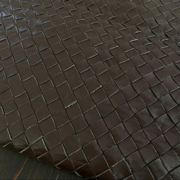 Helen Kaminski Woven Brown Leather Bag with Fringe - Picture 8 of 12